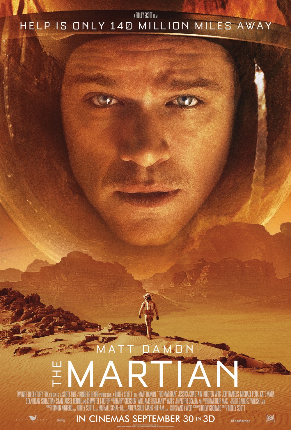 The Martian Launch One Sheet